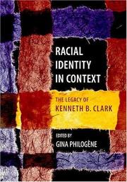 Cover of: Racial Identity in Context by 