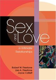Cover of: Sex And Love In Intimate Relationships | Robert W. Firestone
