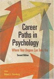 Cover of: Career Paths in Psychology by Robert J. Sternberg, Robert J. Sternberg