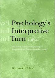 Cover of: Psychology's Interpretive Turn: The Search for Truth and Agency in Theoretical and Philosophical Psychology