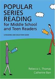 Cover of: Popular series fiction for middle school and teen readers by Rebecca L. Thomas