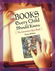 Cover of: Books every child should know by Nancy Polette