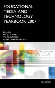 Cover of: Educational Media and Technology Yearbook by Michael Orey, V. J. McClendon, Robert Maribe Branch