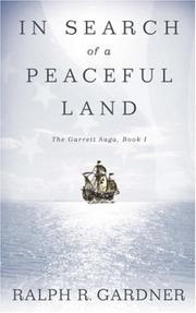 Cover of: In Search of a Peaceful Land | Ralph R. Gardner