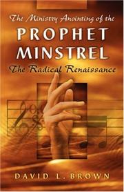 Cover of: The Ministry Anointing of the Prophet-Minstrel