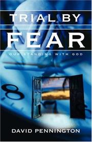 Cover of: Trial By Fear by David Pennington