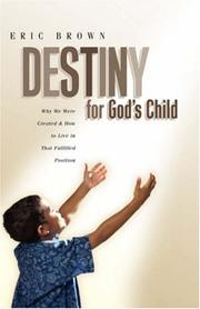Cover of: Destiny for God