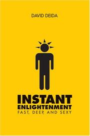 Cover of: Instant Enlightenment by David Deida