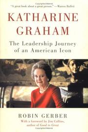 Cover of: Katharine Graham: The Leadership Journey of an American Icon