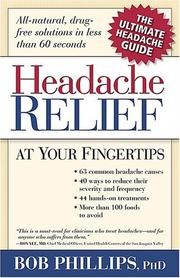 Cover of: Headache Relief: At Your Fingertips