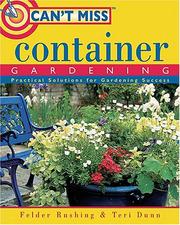 Cant Miss Container Gardening (Cant Miss)