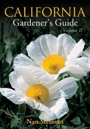 Cover of: California Gardener's Guide Volume II (California Gardener's Guide)