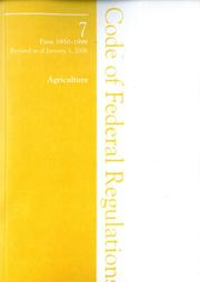 Cover of: 2006 07 CFR 1950-1999 (Farmers Home Administration)