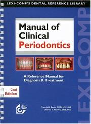 Cover of: Lexi-Comp's Manual of Clinical Periodontics by Francis G. Serio, Charles E., Ph.D. Hawley, Francis G. Serio, Charles E., Ph.D. Hawley