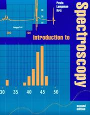 Cover of: Introduction to spectroscopy by Donald L. Pavia, Donald L. Pavia