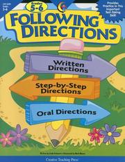 Cover of: Following Directions, Gr. 5-6 | Linda Schwartz