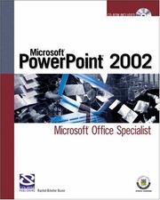 Cover of: Microsoft PowerPoint 2002: Microsoft Office Specialist (Certification)
