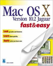 Cover of: Mac OS X Version 10.2 Jaguar Fast & Easy