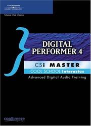 Cover of: Digital Performer 4 CSi Master by Steve Thomas Rooney