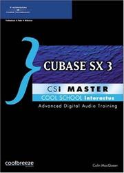 Cover of: Cubase SX 3 CSI Master: Cubase Sx 3