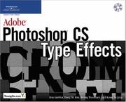 Cover of: Adobe Photoshop CS type effects by Ron Grebler ... [et al.].