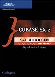 Cover of: Cubase SX 2 CSi Starter (Csi Starter)