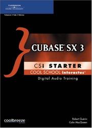 Cover of: Cubase SX 3 CSi Starter