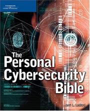 Cover of: The Personal Cybersecurity Bible by Jerri L. Ledford