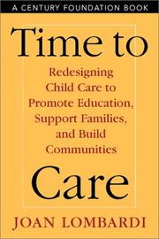 Time to Care by Joan Lombardi