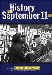Cover of: History and September 11th (Critical Perspectives on the Past)