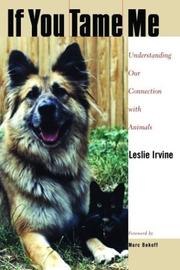 Cover of: If You Tame Me by Leslie Irvine, Leslie Irvine