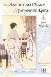 Cover of: The American Diary of a Japanese Girl: An Annotated Edition