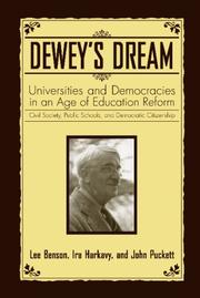 Cover of: Dewey's Dream by John L. Puckett, Ira Harkavy, Lee Benson