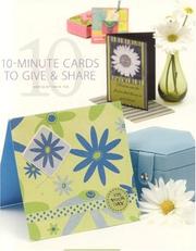 Cover of: 10 Minute Cards to Give and Share