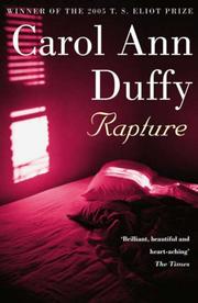 Cover of: Rapture by Carol Ann Duffy