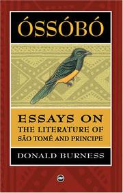 Cover of: Ossobó: essays on the literature of São Tomé and Principe