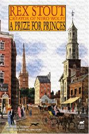 A Prize for Princes by Rex Stout