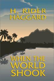 Cover of: When the World Shook | H. Rider Haggard