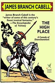 Cover of: The High Place by James Branch Cabell, James Branch Cabell