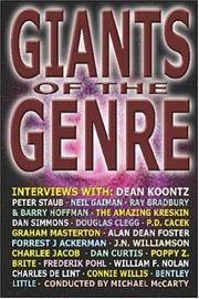 Cover of: Giants of the Genre: Interviews with Science Fiction, Fantasy, and Horror\'s Greatest Talents