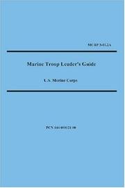 Cover of: Marine Troop Leader's Guide