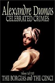 Cover of: Celebrated Crimes by Alexandre Dumas