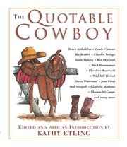 Cover of: The Quotable Cowboy (Quotable)