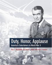 Cover of: Duty, honor, applause by Gary L. Bloomfield