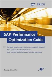 Cover of: SAP Performance Optimization Guide