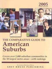 The Comparative Guide To American Suburbs 2005 by Grey House Publishing Inc.