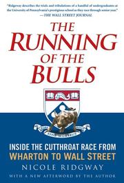 Cover of: The Running of the Bulls by Nicole Ridgway