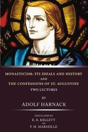 Cover of: Monasticism by Adolf von Harnack