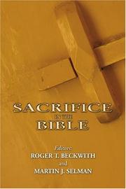 Cover of: Sacrifice in the Bible