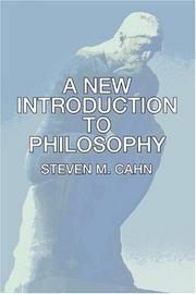 Cover of: A New Introduction to Philosophy by Steven M. Cahn